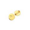 Stainless Steel Convex Embossed Brooch Base Blank Tray Diy Jewelry Accessories Garment Decorative Set With Electroplating