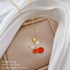 Stainless Steel Copper Animal Zodiac Cartoon Style Full Diamond Women's Necklace