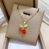 Stainless Steel Copper Animal Zodiac Cartoon Style Full Diamond Women's Necklace