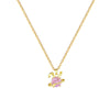 Stainless Steel Copper Geometric Cartoon Style Full Diamond Necklace
