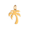 Stainless Steel Cross And Smiley Face Pendant Accessories With Electroplating