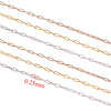Stainless Steel Cross Bead Electroplating Jewelry Accessories Necklace