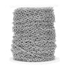 Stainless Steel Cross Embossed O Shaped Chain Jewelry Accessories With Electroplating