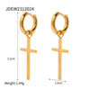 Stainless Steel Cross Hand Jewelry With Electroplating Design For Women