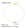 Stainless Steel Cross Hand Jewelry With Electroplating Design For Women