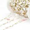 Stainless Steel Cross Leaf Clip Chain Geometric Ellipse Stone Necklace Electroplated Jewelry Accessories