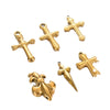 Stainless Steel Cross Oil Pressure Accessories Electroplated Multistyle Diy Necklace Bracelet Earrings Pendant