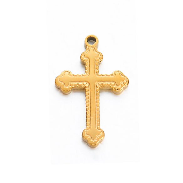 Stainless Steel Cross Oil Pressure Accessories Electroplated Multistyle Diy Necklace Bracelet Earrings Pendant