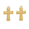 Stainless Steel Cross Pendant Jewelry Accessories Vintage Style Electroplated Diy Handmade
