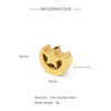 Stainless Steel Crown Heartshaped Fourleaf Clover Pendant With Stars Sun And Moon Clouds Universe Patterns Electroplated