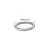 Stainless Steel Crown Ring Electroplating Niche Design Allmatch Opening Adjustable Couple Ring