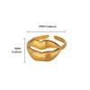 Stainless Steel Crown Ring Electroplating Niche Design Allmatch Opening Adjustable Couple Ring