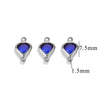 Stainless Steel Crystal Water Drop Pendant Necklace Electroplated Jewelry Accessories Wholesale