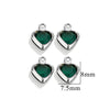 Stainless Steel Crystal Water Drop Pendant Necklace Electroplated Jewelry Accessories Wholesale