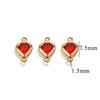 Stainless Steel Crystal Water Drop Pendant Necklace Electroplated Jewelry Accessories Wholesale