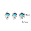 Stainless Steel Crystal Water Drop Pendant Necklace Electroplated Jewelry Accessories Wholesale