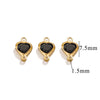 Stainless Steel Crystal Water Drop Pendant Necklace Electroplated Jewelry Accessories Wholesale