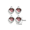 Stainless Steel Crystal Water Drop Pendant Necklace Electroplated Jewelry Accessories Wholesale