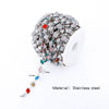 Stainless Steel Crystal Waterproof Chain Jewelry Accessories Bracelet Necklace Furnace Plated With 18K Gold Electroplated