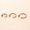 Stainless Steel Cshaped Geometric Nose Ring Jewelry With Electroplating