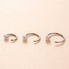 Stainless Steel Cshaped Geometric Nose Ring Jewelry With Electroplating