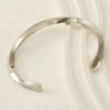 316L Stainless Steel Cshaped Twisted Geometric Opening Adjustable Unisex Couple Bracelet With Electroplating