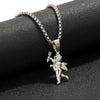 Stainless Steel Cupid Jewelry Pendant Handmade Electroplated Accessories For Necklace And Bracelet
