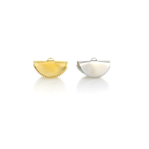 Stainless Steel Curly Bead Pointed Horse Buckle Jewelry Connector Accessories Electroplated
