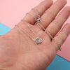 Stainless Steel Cute Cat's Claw Ushape Pendant Necklace Electroplated Cartoon Animals Style Ochain