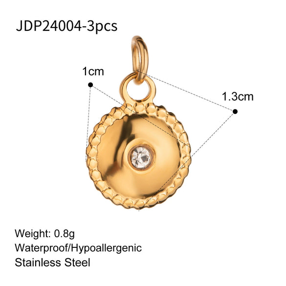Stainless Steel Cute Oil Dropping Animal Style Pendant Necklace Accessories For Women With Electroplating