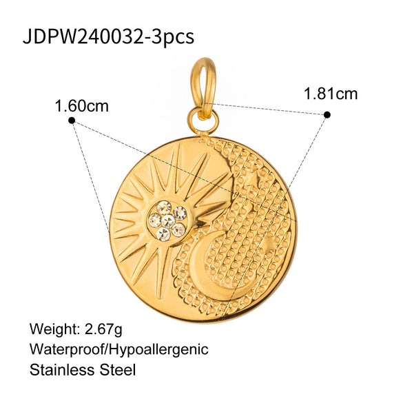 Stainless Steel Cute Oil Dropping Animal Style Pendant Necklace Accessories For Women With Electroplating