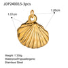 Stainless Steel Cute Oil Dropping Animal Style Pendant Necklace Accessories For Women With Electroplating