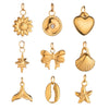 Stainless Steel Cute Oil Dropping Pendant Necklace Accessories For Women With Electroplating