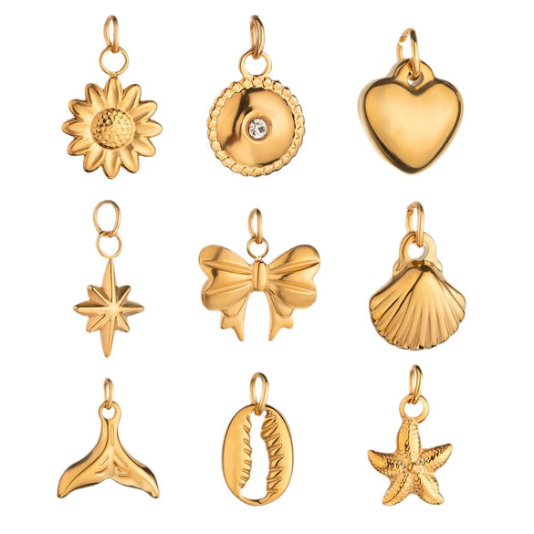 Stainless Steel Cute Oil Dropping Pendant Necklace Accessories For Women With Electroplating