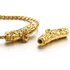 Stainless Steel Cylindrical String Spacer Beads And Hanging Tube Pendant Electroplated For Diy Necklace