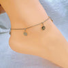 Stainless Steel Daisy Flower Anklet Simple Style For Women