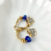 Stainless Steel Devil's Eye Animals Zodiac Personality Fashion Women's Earrings Electroplated