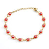 Stainless Steel Devil's Eye Electroplating Unisex Hip Hop Style Bracelet