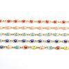 Stainless Steel Devil's Eye Electroplating Unisex Hip Hop Style Bracelet