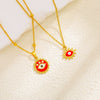 Stainless Steel Devil's Eye Pendant Jewelry Accessories With Electroplating