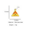 Stainless Steel Devil's Eye Pendant Jewelry Accessories With Electroplating