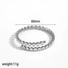 Stainless Steel Diamondencrusted Geometric Women's Bracelets
