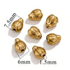Stainless Steel Diecasting Round Bead Jewelry With Dragon Pattern And Electroplating Treatment