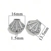 Stainless Steel Diecasting Round Bead Jewelry With Dragon Pattern And Electroplating Treatment