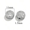 Stainless Steel Diecasting Round Bead Jewelry With Dragon Pattern And Electroplating Treatment