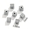 Stainless Steel Diecasting Round Bead Jewelry With Dragon Pattern And Electroplating Treatment