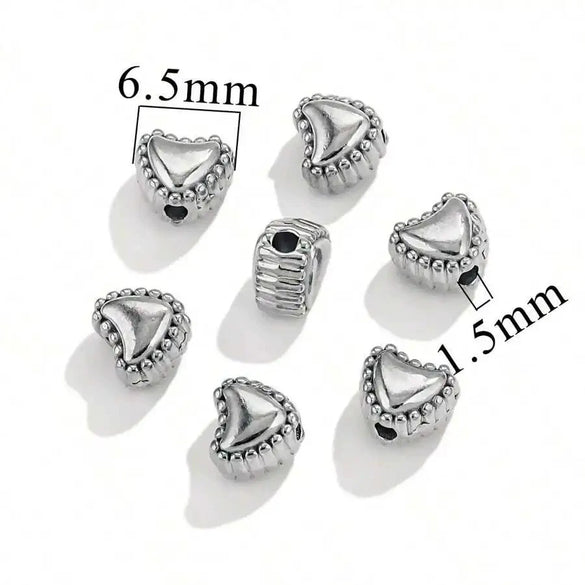 Stainless Steel Diecasting Round Bead Jewelry With Dragon Pattern And Electroplating Treatment