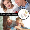 Stainless Steel Disc Keychain Pendant With Electroplating
