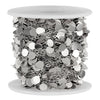 Stainless Steel Disc Pendant Star Chain Jewelry Accessories With Electroplating Treatment