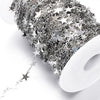 Stainless Steel Disc Pendant Star Chain Jewelry Accessories With Electroplating Treatment